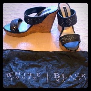 White House Black Market wedge sandals
